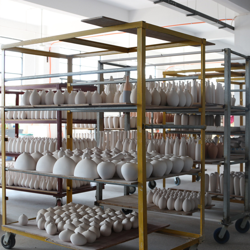 素坯陶瓷花瓶极简北欧ins风家居装饰摆设拍摄道具陶艺创意DIY素烧