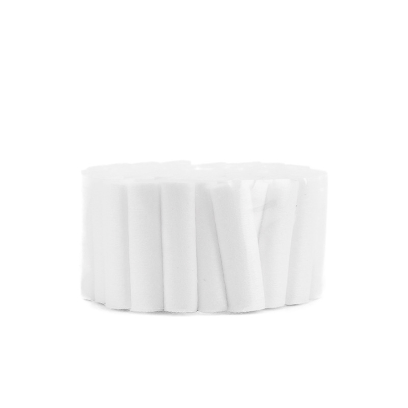 牙科耗材 脱脂棉卷 牙科护理棉卷 止血棉条口腔隔湿 牙科棉棒批发