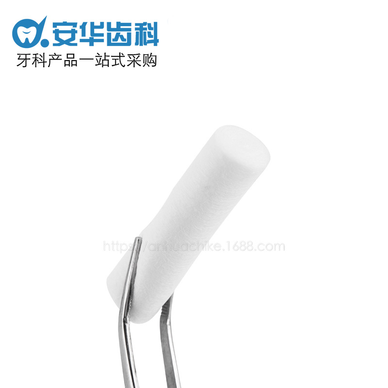 牙科耗材 脱脂棉卷 牙科护理棉卷 止血棉条口腔隔湿 牙科棉棒批发