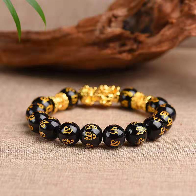 Earth's Treasure — Natural Black Obsidian Bracelet
