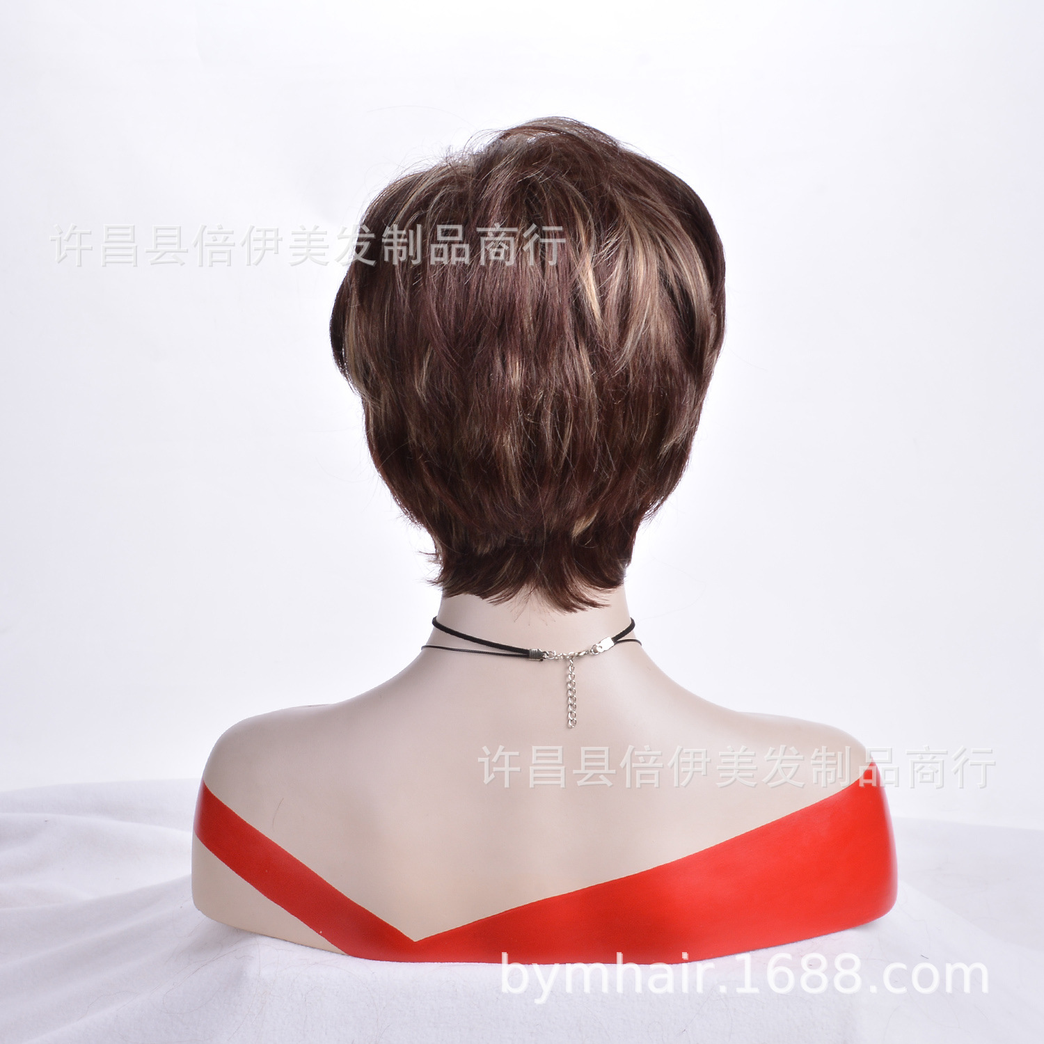 假发 欧美女士假发 化纤假发短直发头套化纤女士头套wigs跨境