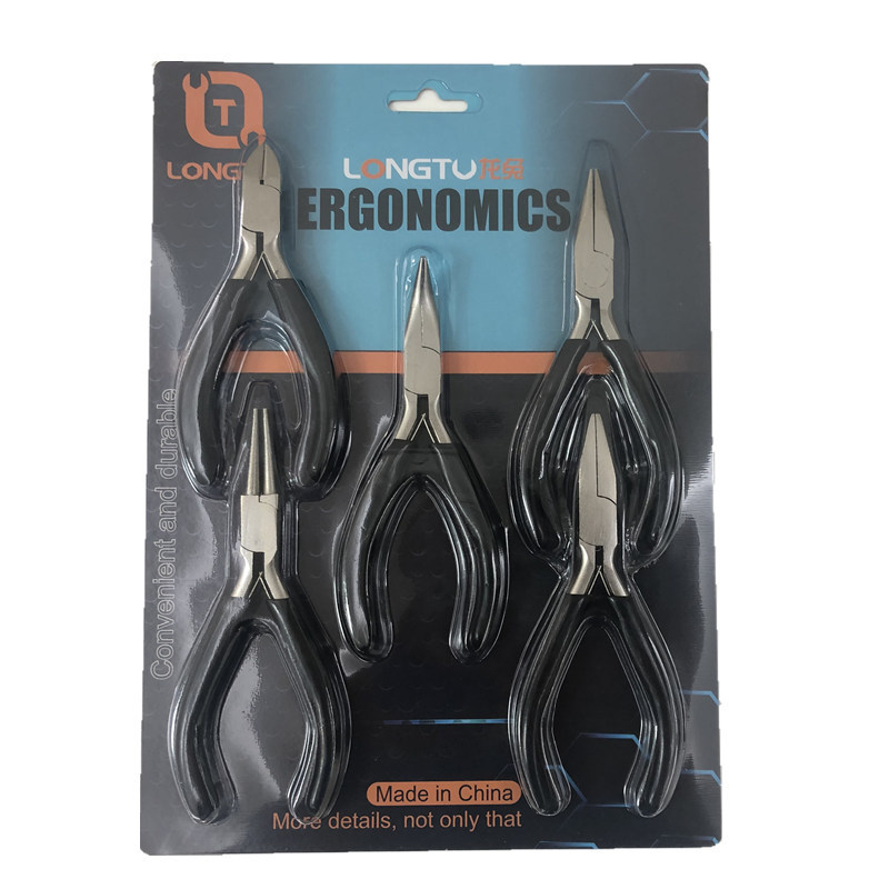 镍铁合金珠宝尖嘴钳厂家钢丝钳珠宝钳DIY钳子剪钳圆嘴钳子剪线钳