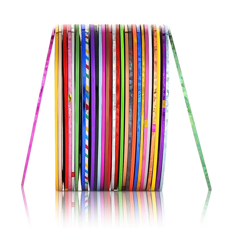 美甲金银线30色金属线带背胶美甲饰品10色30色美甲套装