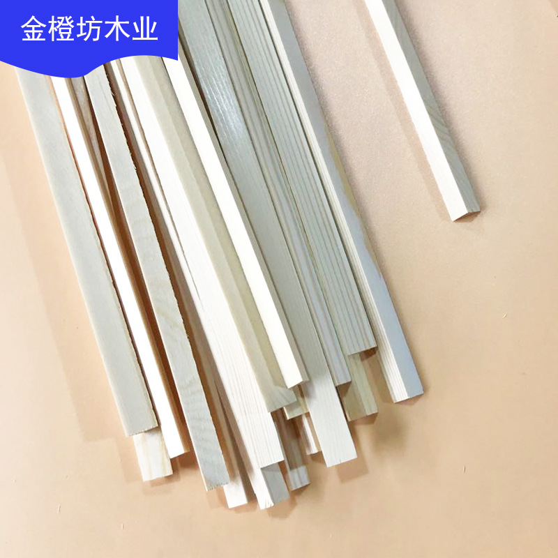 桐木松木等腰三角形木条DIY模型压窗木条拍摄道具装饰线条