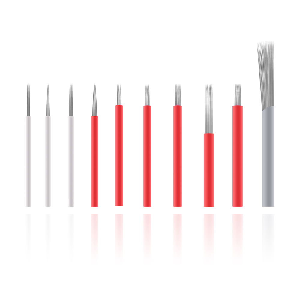 Exclusive export tattoo needles, tattoo tools, eyebrow tattooing hand needles, curved embroidery, and faux leather