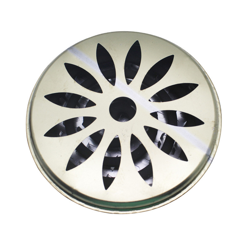 批发铁质大钉蚊香盘大号蚊香架托盘防火驱蚊盘厂家直销带盖蚊香盒