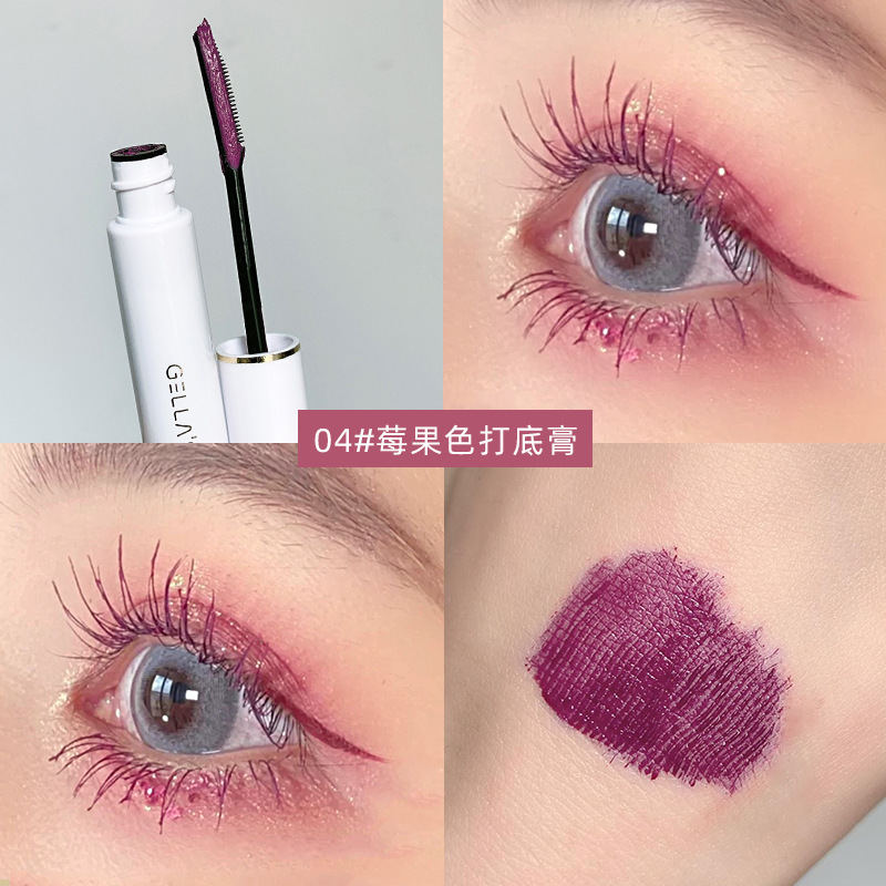 gellas  睫毛打底膏 梳齿型刷头自然纤长易  睫毛膏 适合学生