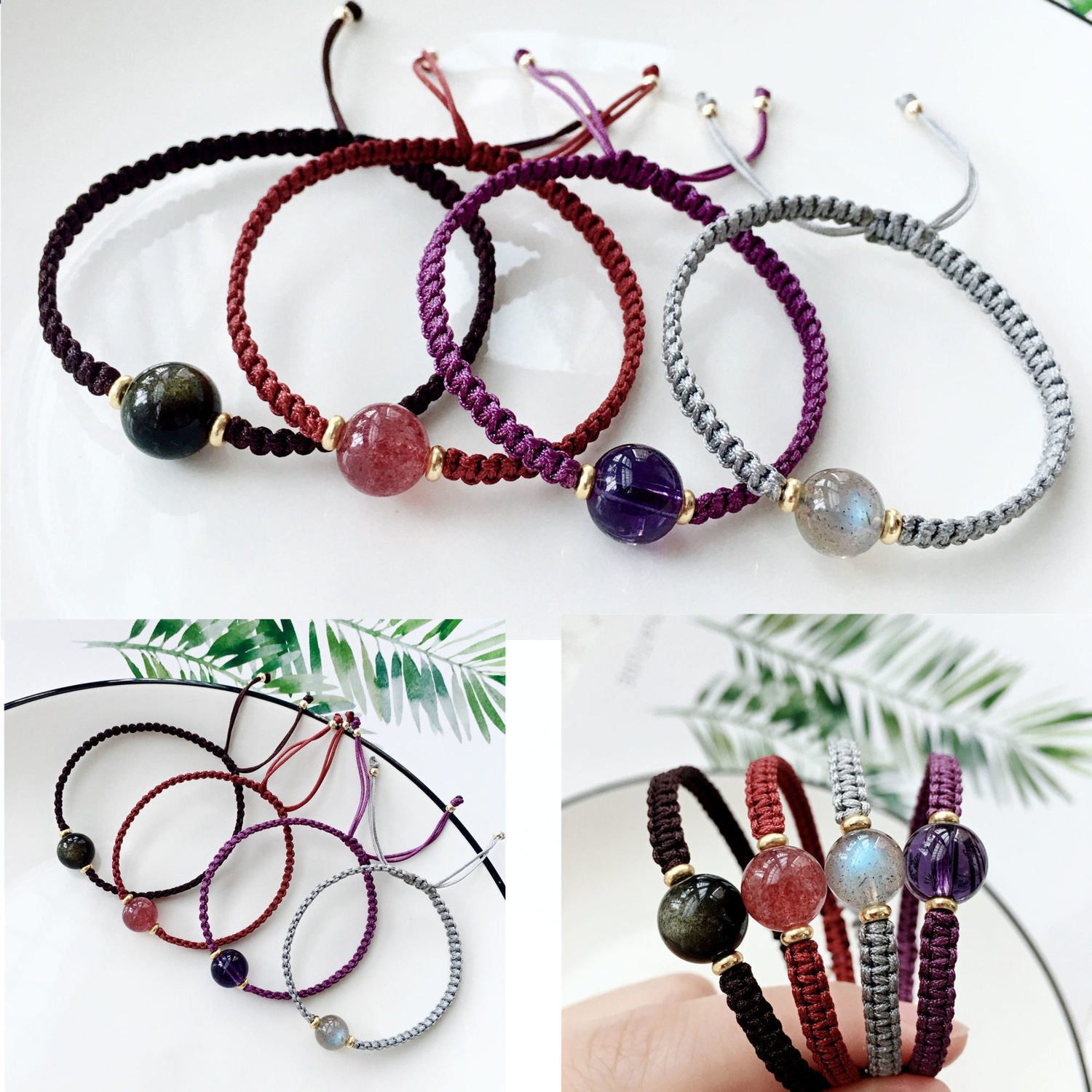 Serenity Stone — Natural Amethyst Bracelet