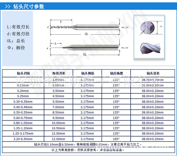 PCB雕刻钨钢麻花钻 4