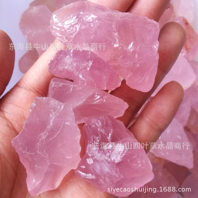 Gems of Light — Premium Rose Quartz Raw Cluster