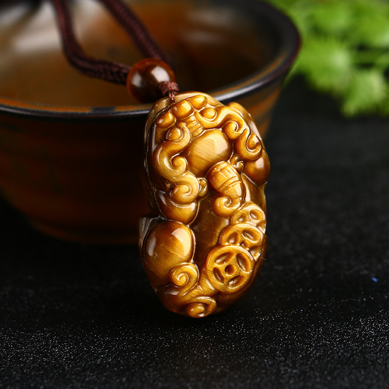 Nature's Art — Raw Tiger's Eye Necklace