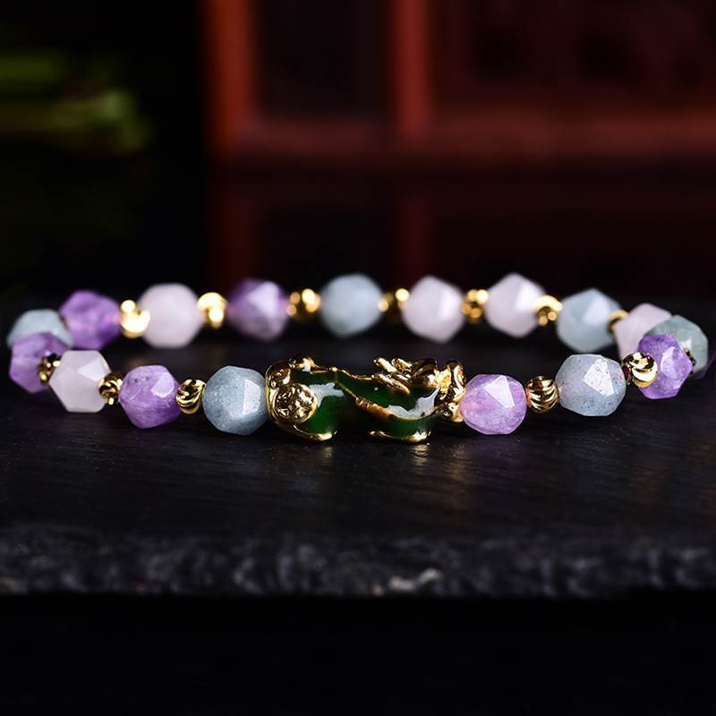 Twilight Amethyst — Raw Crystal Bracelet