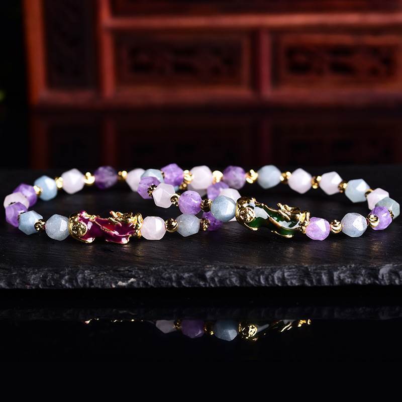 Twilight Amethyst — Raw Crystal Bracelet