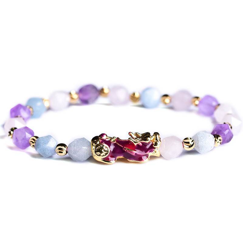 Twilight Amethyst — Raw Crystal Bracelet