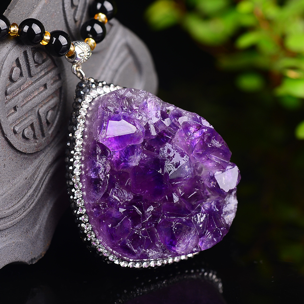 Violet Dream — Natural Amethyst Crystal Necklace
