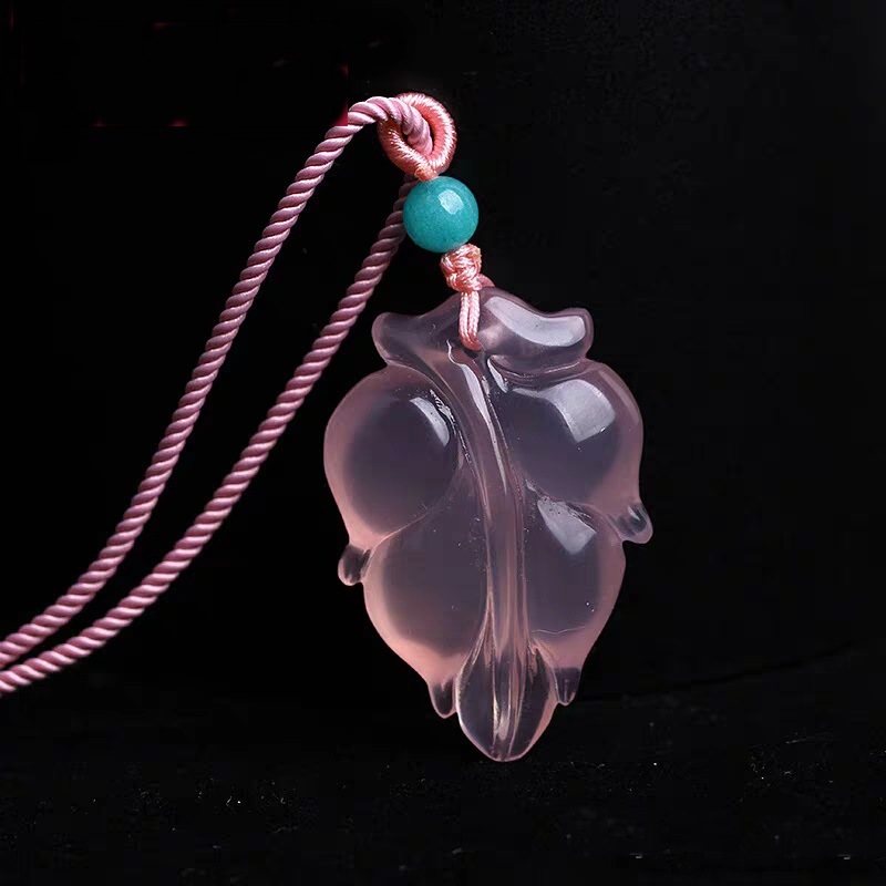 Nature's Art — Raw Rose Quartz Necklace