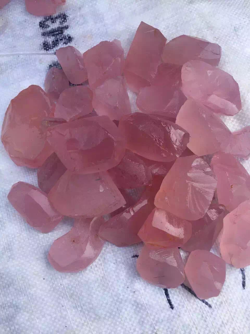 Nature's Art — Raw Rose Quartz Raw Cluster