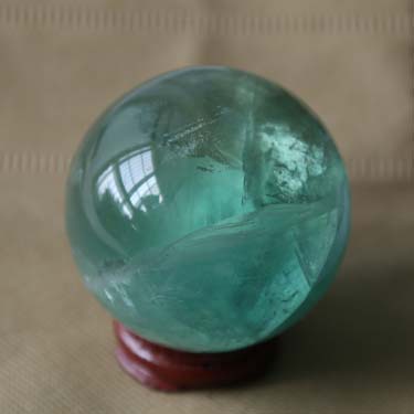 Nature's Art — Raw Fluorite Sphere