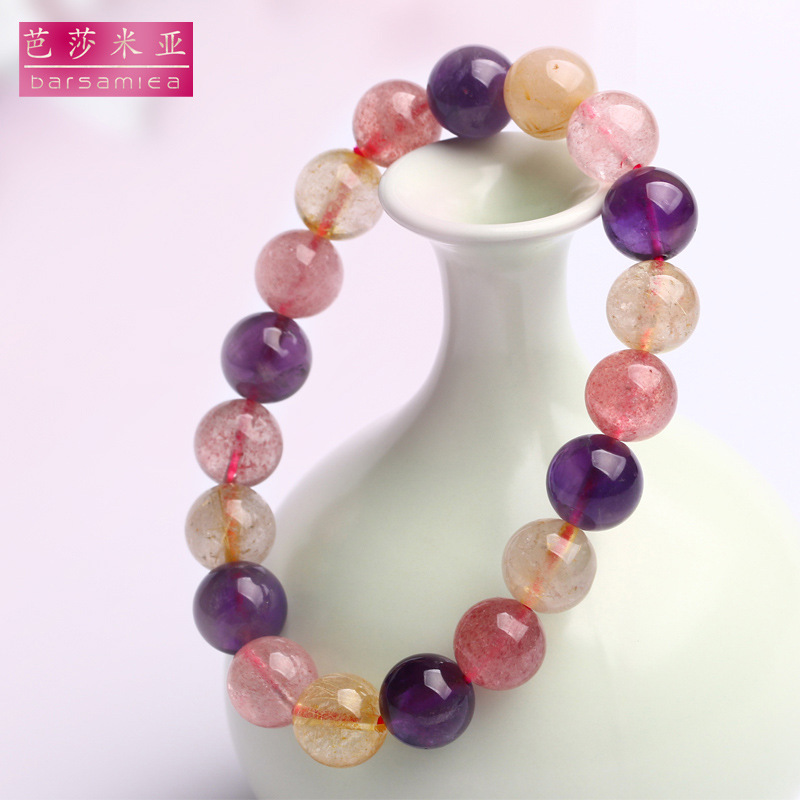 Gems of Light — Premium Rose Quartz Bracelet