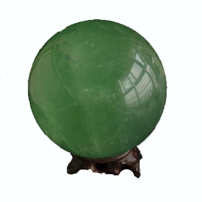 Nature's Art — Raw Fluorite Sphere