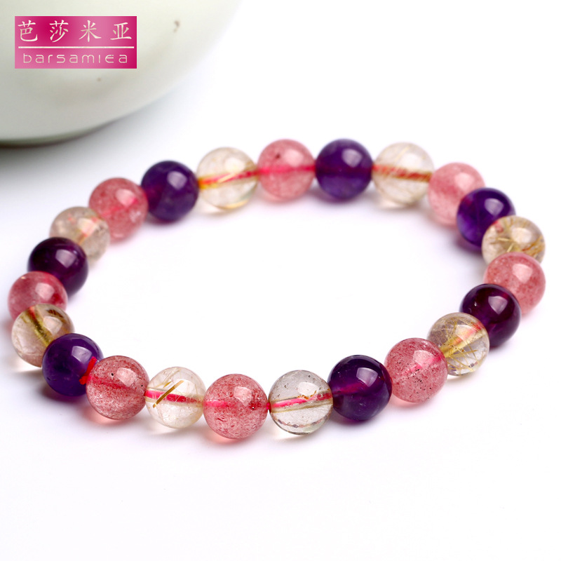 Gems of Light — Premium Rose Quartz Bracelet