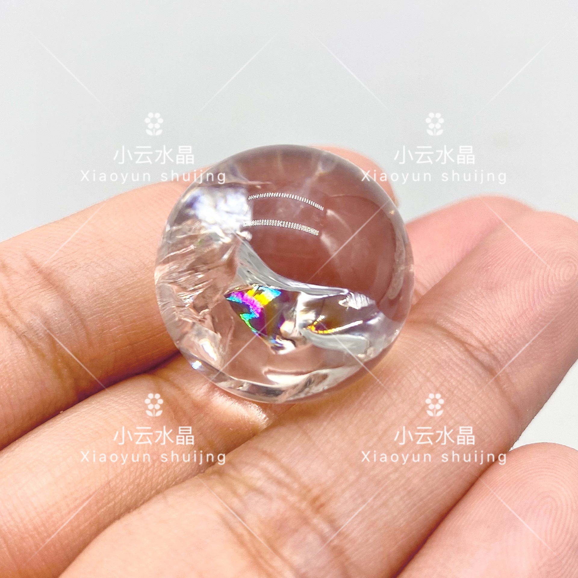 Gems of Light — Premium Clear Quartz Sphere