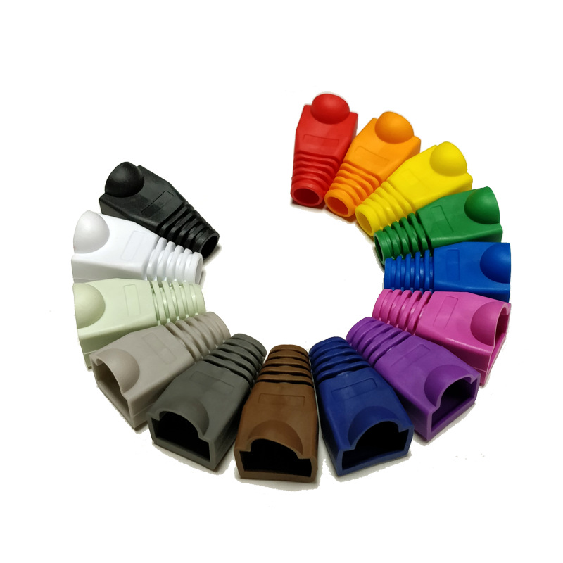 五类6.0mm网线水晶头护套五类多颜色可选电脑跨境网络线多色