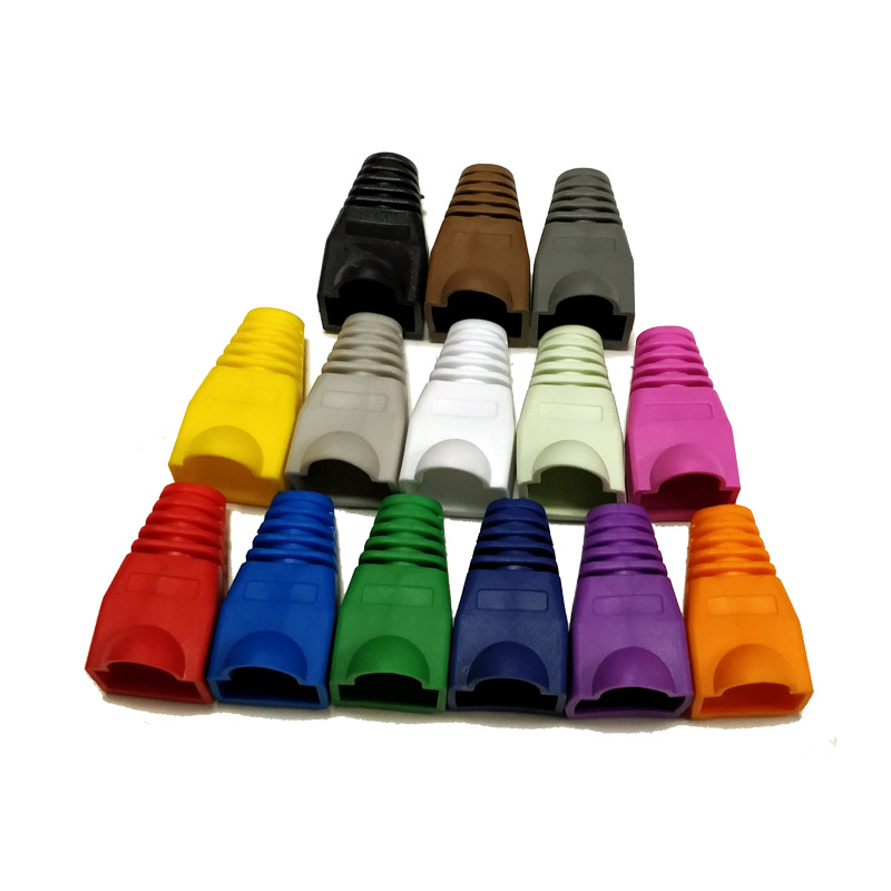 五类6.0mm网线水晶头护套五类多颜色可选电脑跨境网络线多色