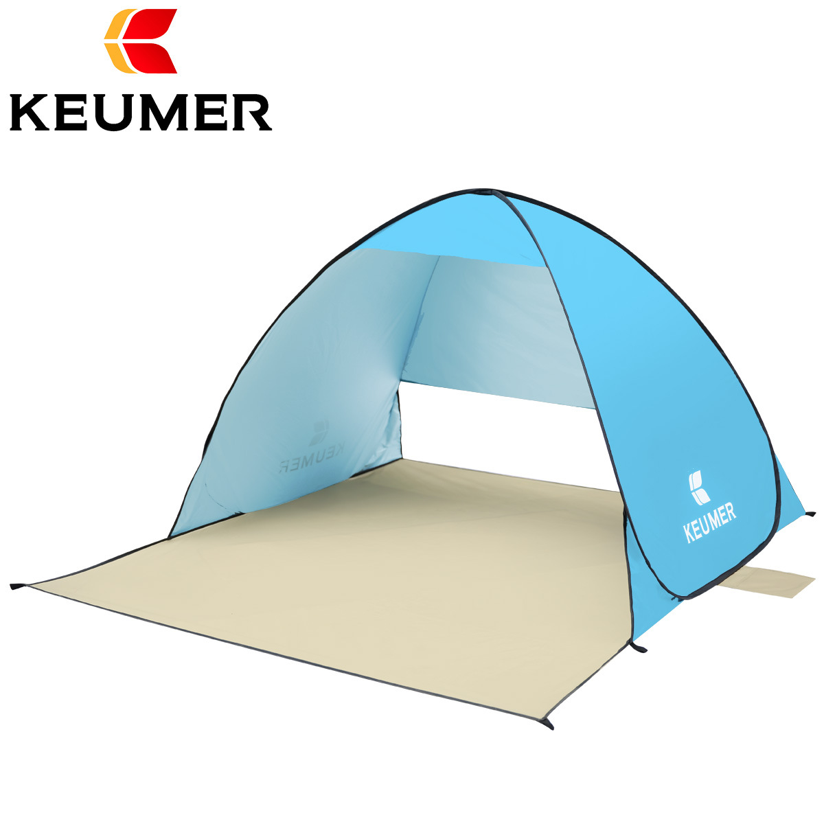 【清仓】【亚马逊】跨境电商厂家沙滩帐篷自动速开单双人遮阳钓鱼