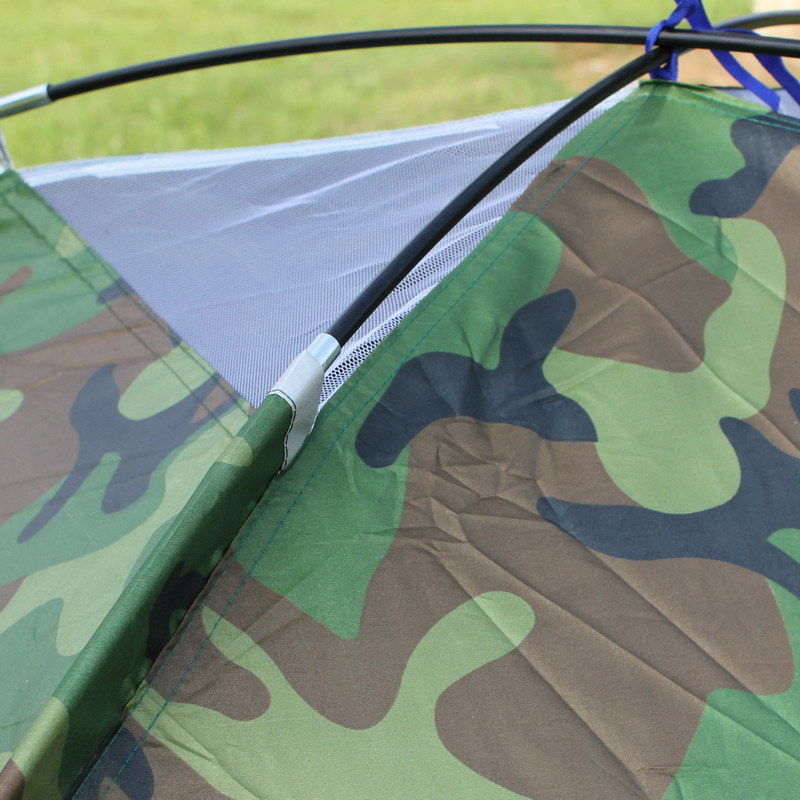 帐篷户外3-4手动双人单人2人单层野营防雨露营野外家庭蚊帐儿童