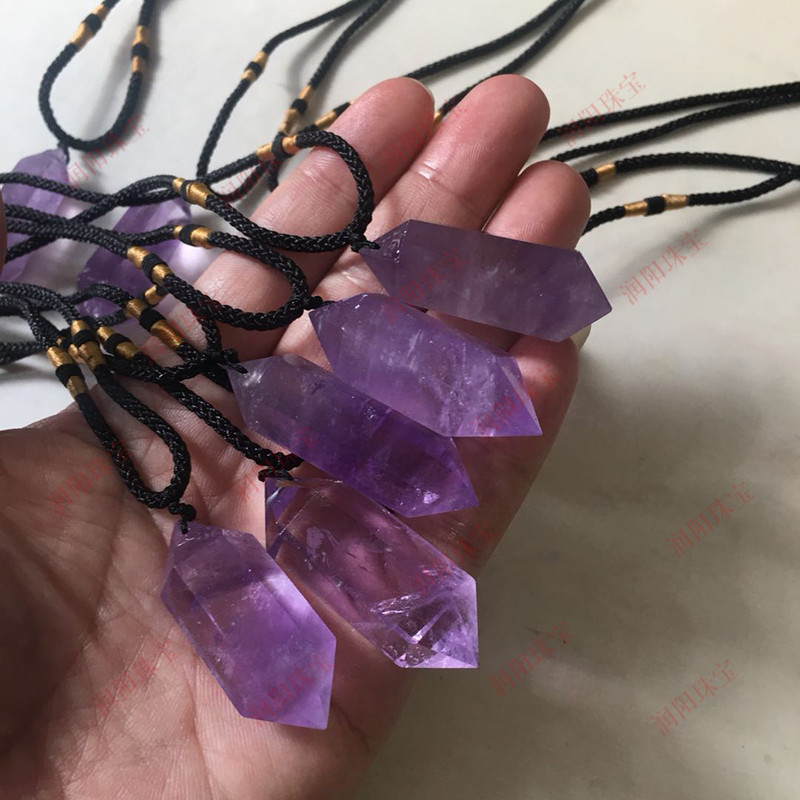 Violet Dream — Natural Amethyst Crystal Necklace
