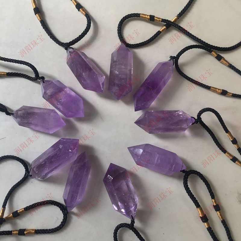 Violet Dream — Natural Amethyst Crystal Necklace