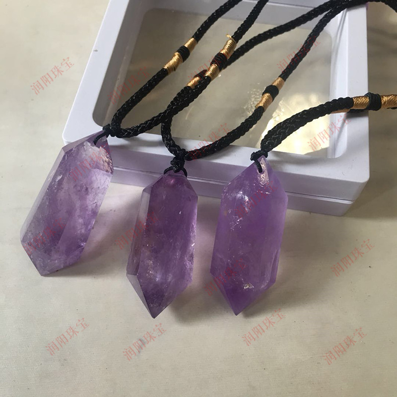 Violet Dream — Natural Amethyst Crystal Necklace
