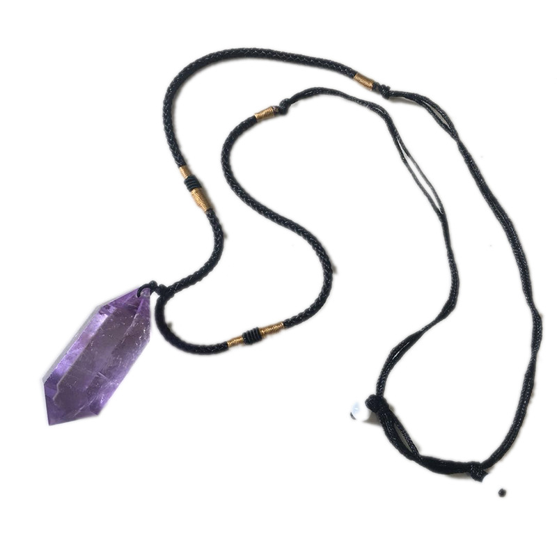 Violet Dream — Natural Amethyst Crystal Necklace