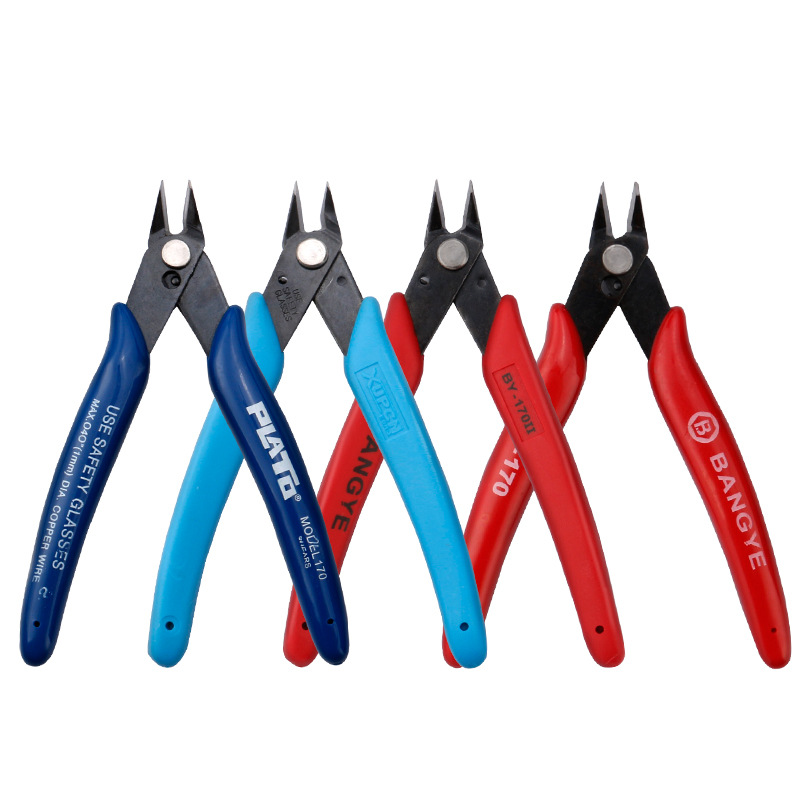 厂家直销高品质170剪钳电子钳斜嘴钳高达模型剪5寸电子如意钳SP23