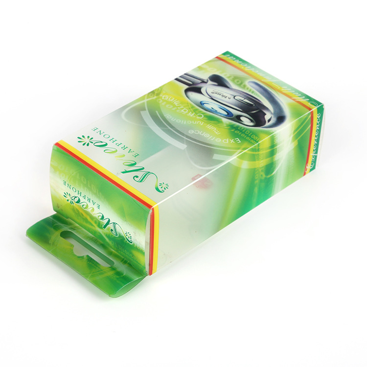 厂家批发加工柯印折盒包装pvc透明盒子pet环保塑料印刷盒印logo