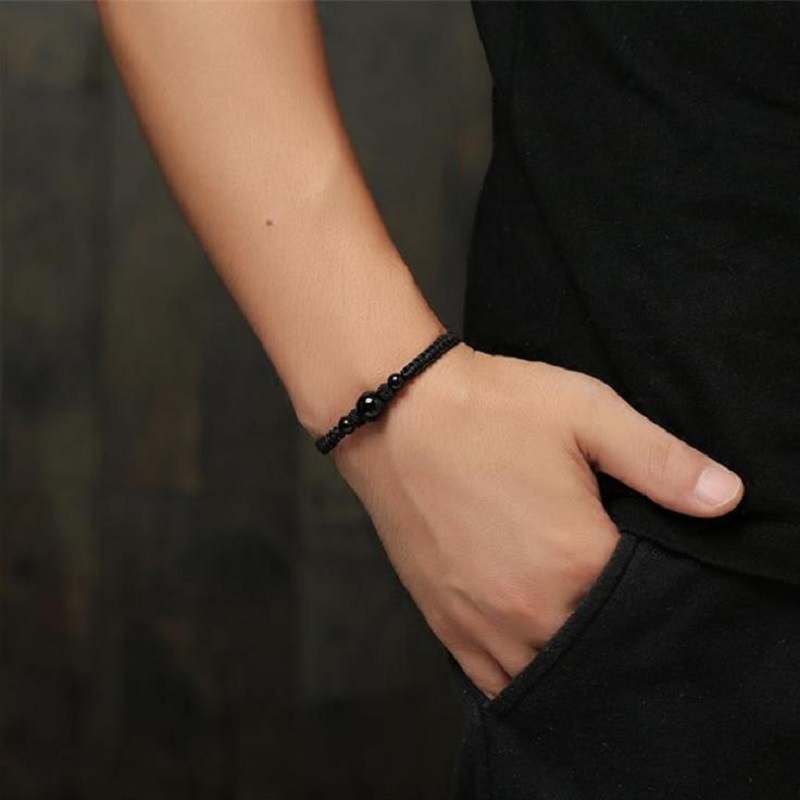 Earth's Treasure — Natural Black Obsidian Bracelet