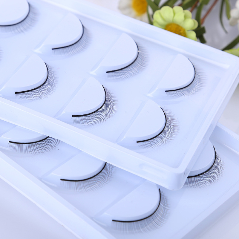经销批发头模上练习用假睫毛5对盒装美容院新手联系嫁接软毛