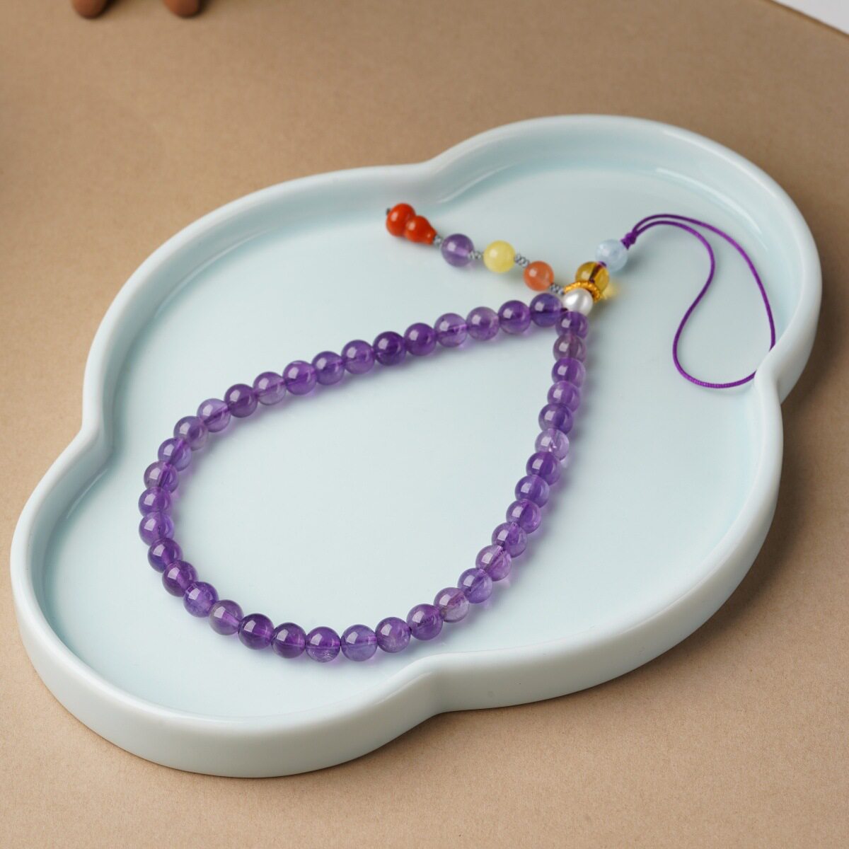 Handcrafted Amethyst Bracelet