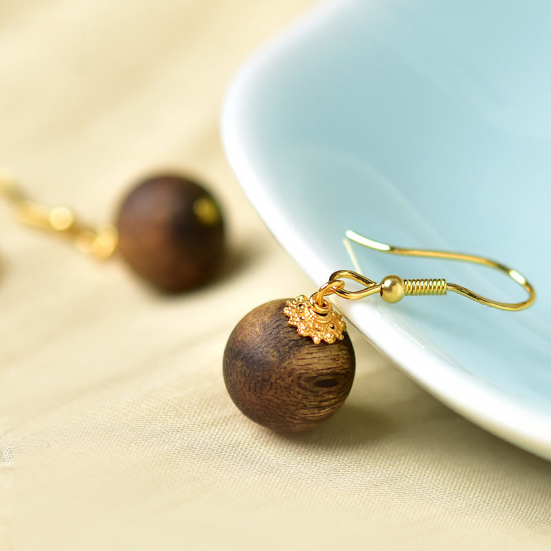 Nature's Art — Raw Carnelian Earrings