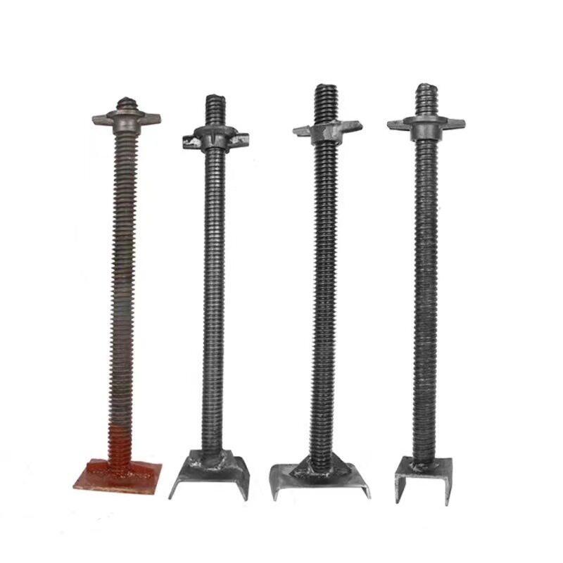 现货供应可调节空心镀锌顶托碳钢底托油托 建筑工地脚手架顶托碳