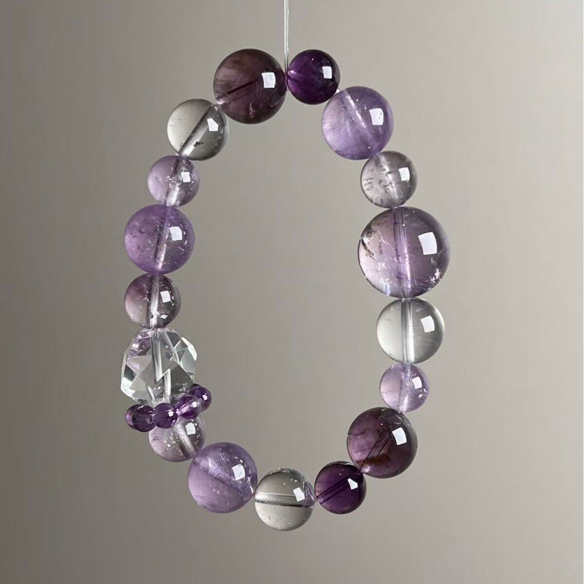 Freeform Luxury Amethyst Bracelet