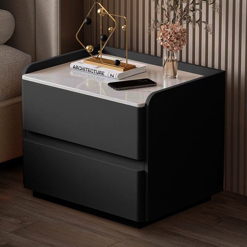 新款智能床头柜简约现代卧室多功能床边柜轻奢高级无线充电储物柜