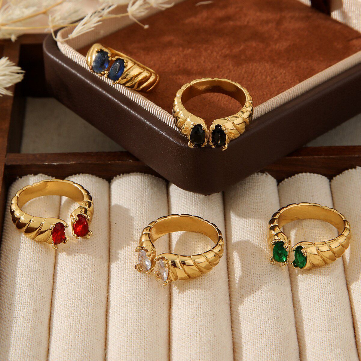 Luxury Vintage Tiger's Eye Ring