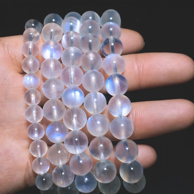 Single-Strand Blue Moonstone Bracelet