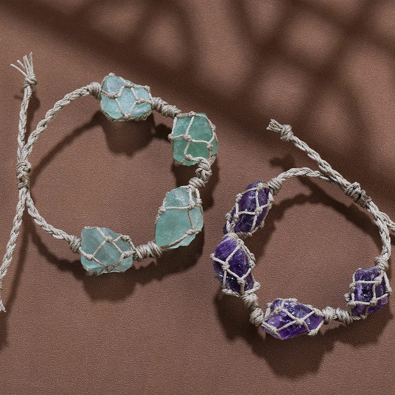 Violet Dream — Natural Amethyst Crystal Bracelet