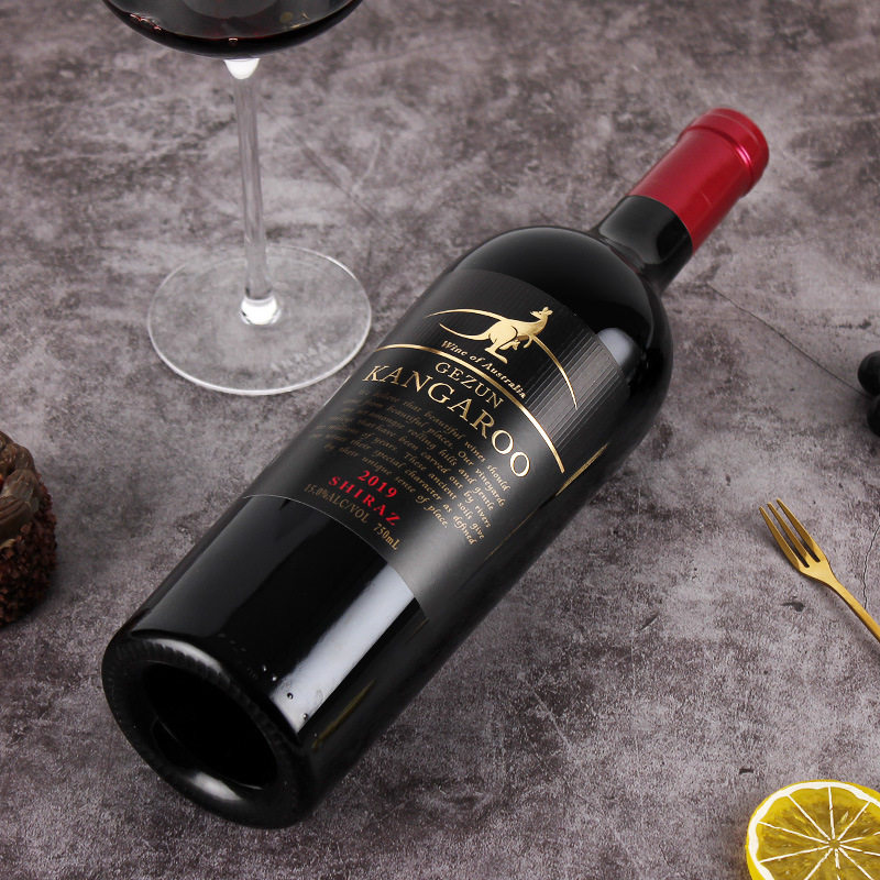 澳大利亚原瓶进口高度数红酒大袋鼠干红葡萄酒重型瓶14.5度/15度
