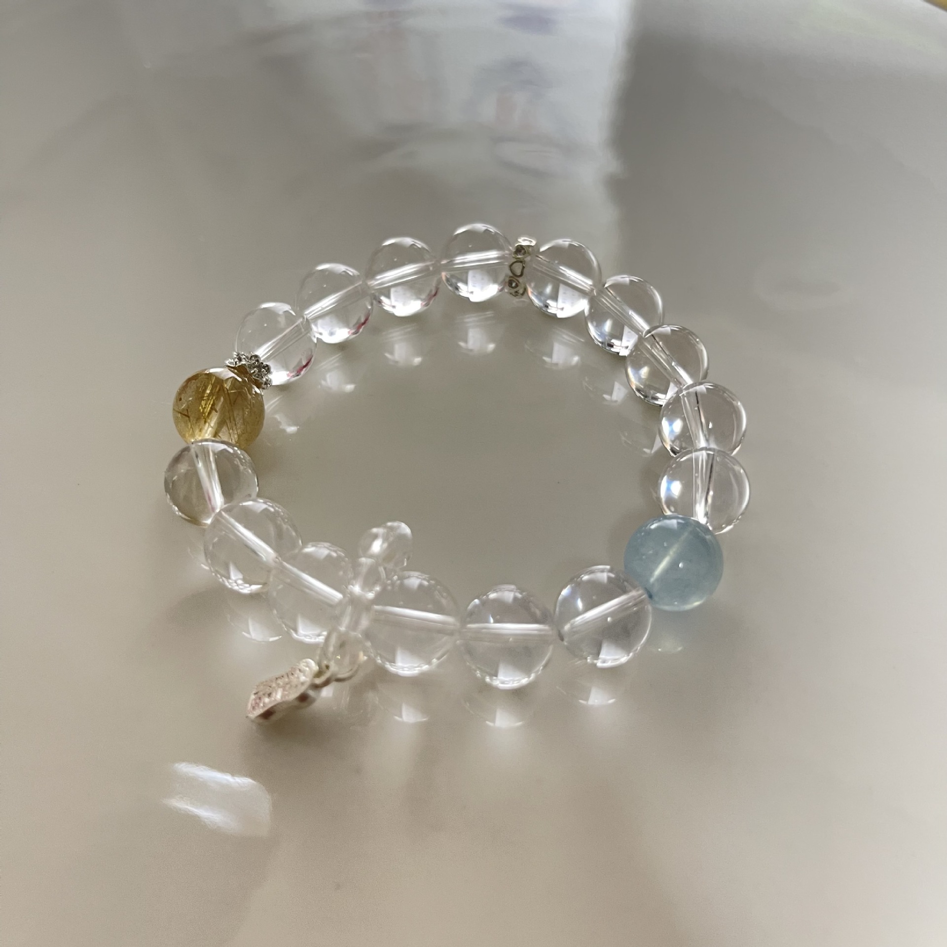 Natural White Crystal Bracelet | Purify the Mind, Enhance Emotional Energy, Attract Wealth and Good Fortune