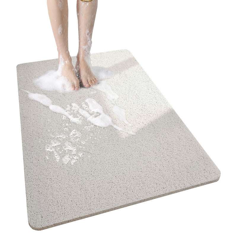浴室防滑垫家用丝圈漏水洗澡间满铺地毯跨境可折叠卫生间淋浴地垫