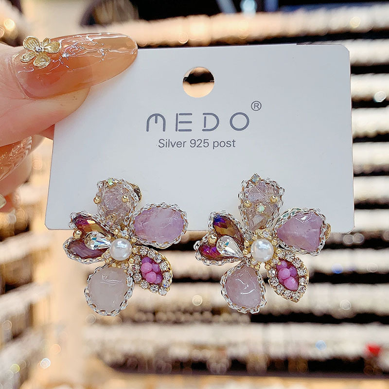 Handcrafted Luxury Vintage Crystal Earrings